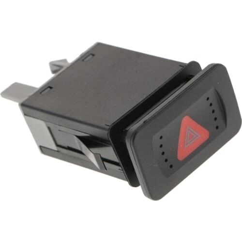 Black Warning Light Switch Push Button LRED Display for VW Golf MK4 Bora 98-06 1J0953235J