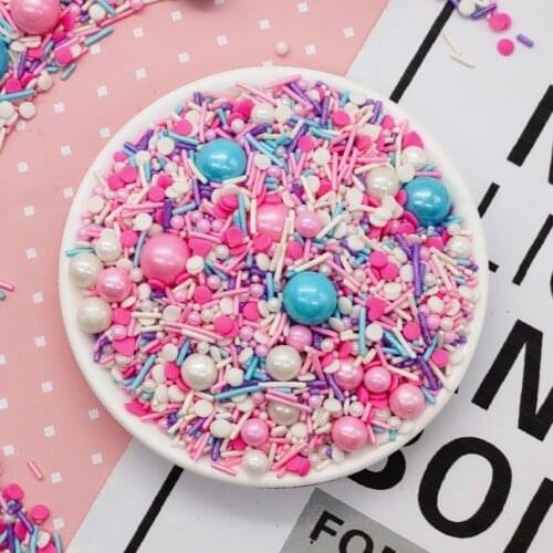 Colorful Sugar Ball Rainbow Food Decorative Sprinkles Cake Decoration Cupcake Decorating Sprinkles