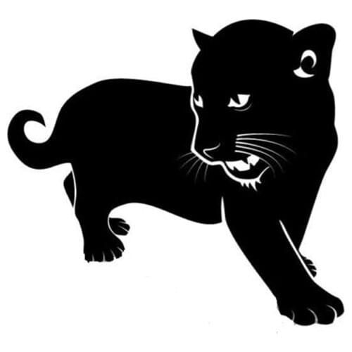 Small Black Panther Car Sticker Alkenyl Car Packaging Accessories Decal Products User Decorative Animals car stickers