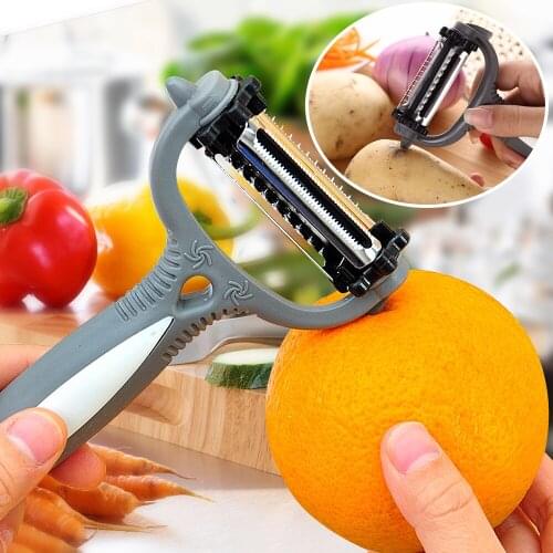 Multifunctional 360 Degree Rotary Kitchen Tool Vegetable Fruit Potato Carrot Peeler Grater Turnip Cutter Slicer Melon Gadget