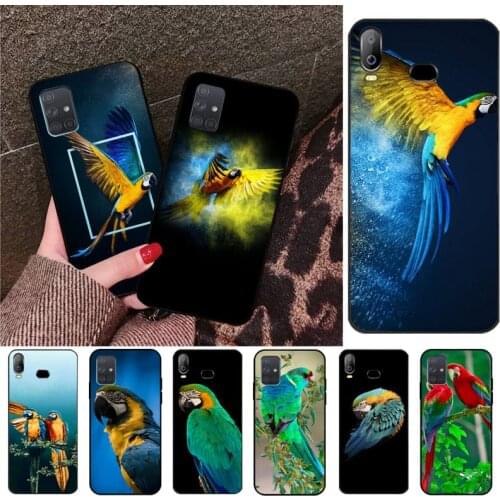 Ringneck Parrot Bird TPU Soft Silicone Phone Case Cover For Samsung A10 A20 A30 A40 A50 A70 A80 A71 A91 A51 A6 A8 2018