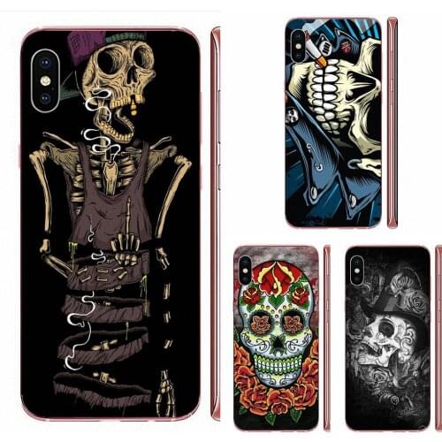 Smoking Skull El Greaser Soft Phone Case Cover For Samsung Galaxy A10 A20 A20E A3 A40 A5 A50 A7 J1 J3 J4 J5 J6 J7 2016 2017 2018