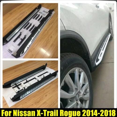 New High Quality Nerf Bars Running Boards Side Steps With Two Styles For Nissan X-Trail Rogue 2014 2015 2016 2017 2018