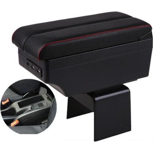 For Peugeot 307 armrest box central Store content box car-styling decoration accessory
