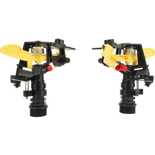 Garden 3/4" Male Thread Rotating Sprinklers 360 Degree Automatic Watering Rocker Nozzles Lawn Agriculture Water Device 10 Pcs