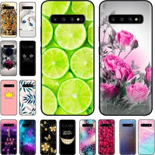 Silicone Case For Samsung Galaxy S10 Plus Case Silicone Back Cover Soft TPU Phone Case For Samsung S10 S10E S 10 s10plus Bumper