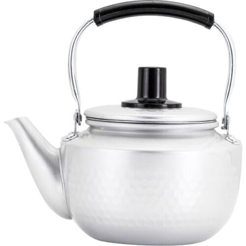 Japanese aluminium alloy filtration mini teapot tea pot flower pot make kungfu tea ceremony coffee teaware silver 0.4/0.6/0.9L