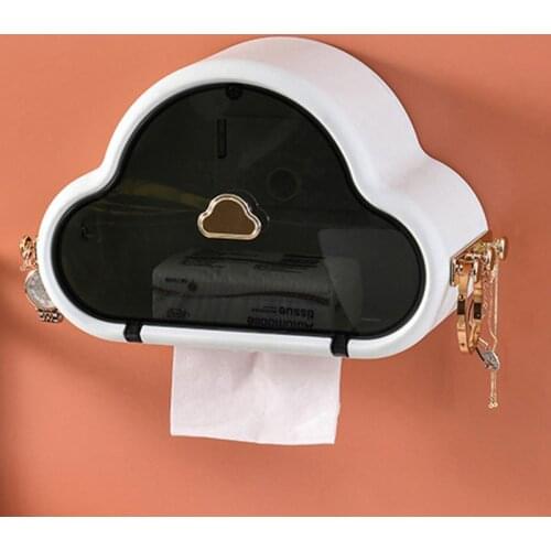 Cloud Tissue Storage Boxes Wash Towel Jewelry Watch Necklace Bracelet Shelf Rack Bathroom Toilet Wall-mounted Roll Paper Holder
