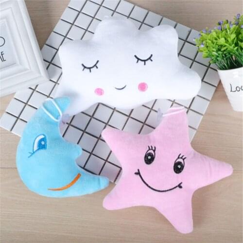 Stars and Moon Dolls Pendant Cute Flaky Clouds Emoticon Pillow Cloth Lady Pillow Cloth Doll