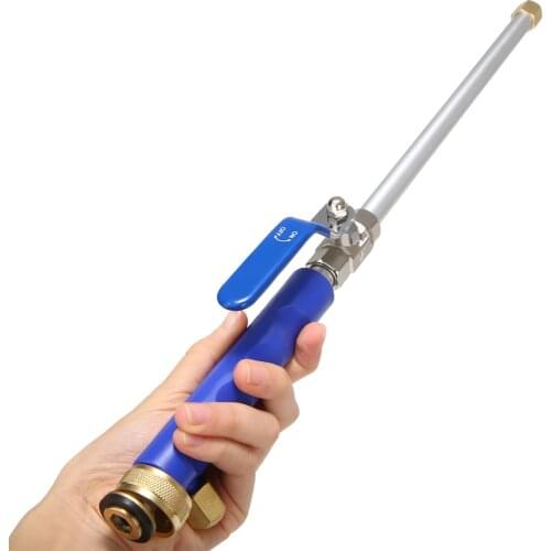 1pc Hydro Jet High Pressure Washer Water Spray Tool Nozzle Wand Connection Adapter Nozzle Watering Spray Sprinkler Cleaning Tool