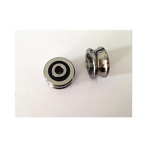10pcs new SG15 U Groove 5*17*8mm Sealed Ball Track Guide Bearing Textile