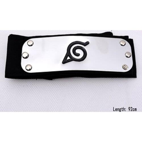 Anime Unisex Cartoon Image Hair Accessories kakaxi Forehead Guard Headband Halloween Cosplay Costume Accessories