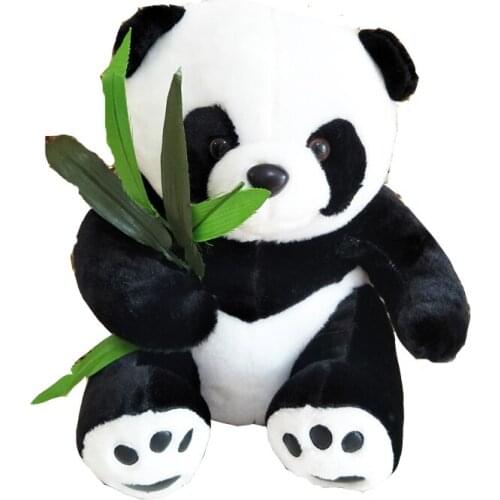BOLAFYNIA Children Plush Toy cute panda eat bamboo Baby Kids Stuffed Toy for Christmas Birthday gift