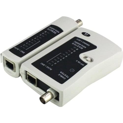 NST-YG468B Diagnostic Tool Portable LAN Network Cable Wire RJ45 BNC Network Cable Tester Detector Networking Remote Test