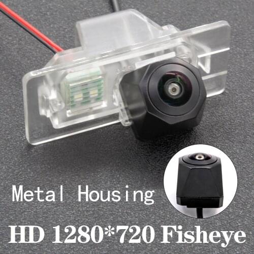 HD 1280*720 Fisheye Metal Housing Car Rear View Camera For BMW X3 F25 G01 X5 / X5M E70 X5 F15 X6 E71 X6M X6 F16