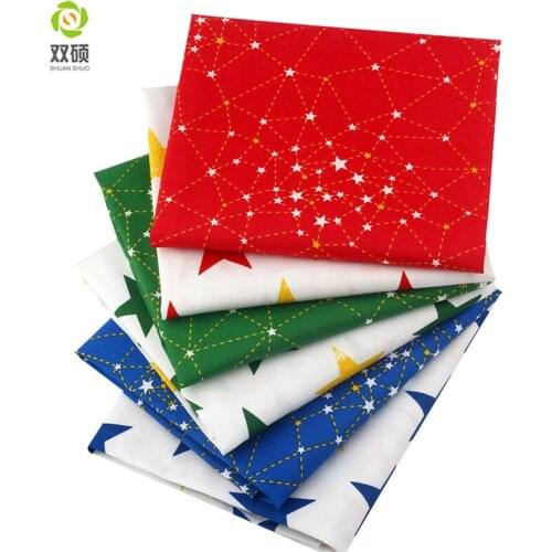 Star bundle Patchwork Cotton Fabric Fat Patchwork Sewing Fabrics Doll clothing Tilda Quilt Tissue 30 PCS/LOTS 40*50CM