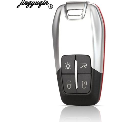 Jingyuqin Smart Luxury Remote Key Shell 4 Button For Ferrari 458 588 488GTB Case Fob Cover