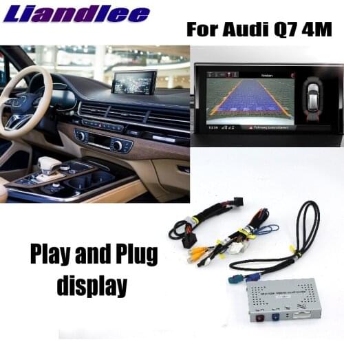 Liandlee Parking Camera Interface Reverse Back Up Camera Kits For Audi Q7 4M MMI Display Upgrade