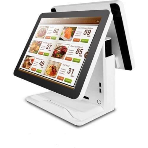 ComPOSxb 15'' touch screen dual screen POS System for restaurants OEM Cash Register POS Machine cashier