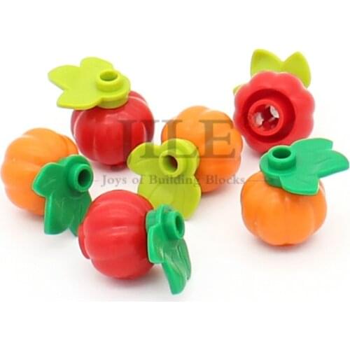 Moc Building Blocks Plant Pumpkin Farm Produce Food Lantern 51270 Enlighten Bricks DIY Compatible with Assembles Particles