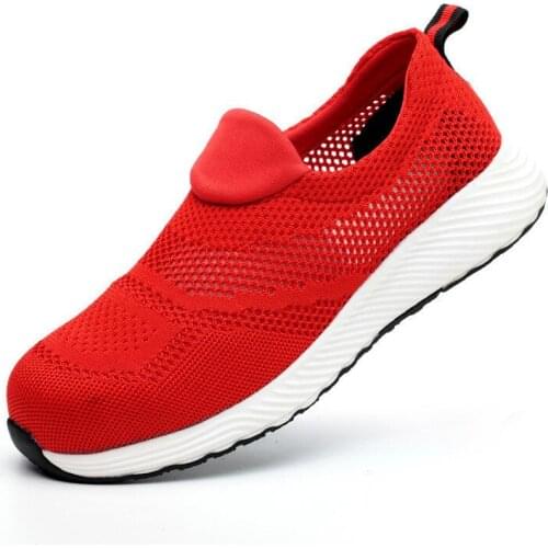 Lightweight Unisex Steel Toe Cap Men Women Work Safety Shoes Men Puncture Proof High Quality Safety Boots Sandals Mesh Sneakers