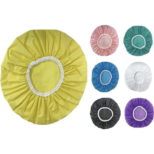 Best 1Pcs Household Waterproof Shower Cap, Swimming Cap, Hotel Elastic Shower Cap Hair Set