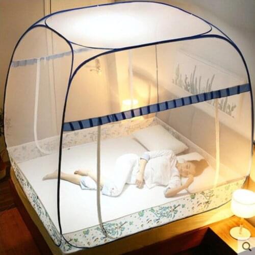 Mongolian Yurt Mosquito Net Three Door Mosquito Net Single Double People bed curtain Tent Girl Room Home bed curtain Tent L