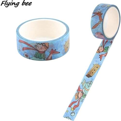 Flyingbee 15mmX5m The Little Prince Cartoon Washi Tapes Scrapbooking DIY Decorative Creative Kawaii Tapes X1317