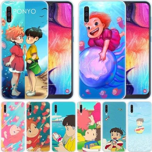 Soft Silicone Case Hayao Miyazaki anime ponyo for Samsung Galaxy A50 A70 A80 A40 A30 A20 A10 A20E A2 CORE A9 A8 A7 A6 Plus 2018