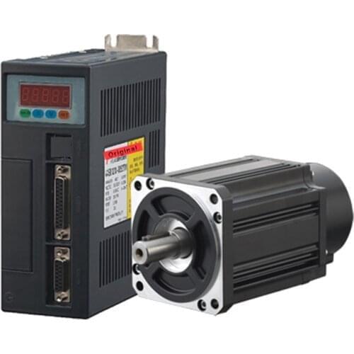 AC220V 400KW AC Servo Driver Kit 3000rpm 1.27NM 60ST-M01330 AC Motor + A1-SVD-15A 2500PPR With 3M Cable