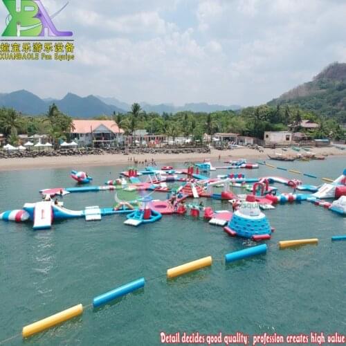 Inflatable Water Parks The Biggest Floating Inflatable Water Adventure Park Inflatable Floating Island