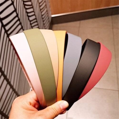 Anti-slip Wide Hairband Women Girls Colorful Headband Hair Bangs Holder Fashion Hair Accessories Women Girls Kids DIY Hair Hoop