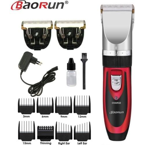New Arrival Professional Electric Hair Clipper Haircut Trimmer for Men Baby Salon Tools Cordless Clipper 8pcs Nozzles