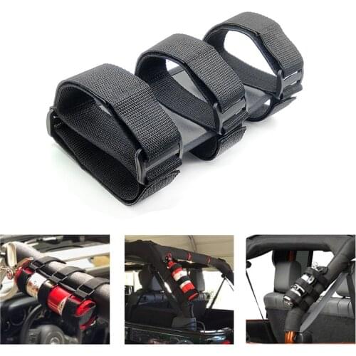 1pcs Adjustable Holder Belt for Bicycle Bottle Accessories Mount Strap Car Fire Extinguisher Mounts Band Cup Holder Strap