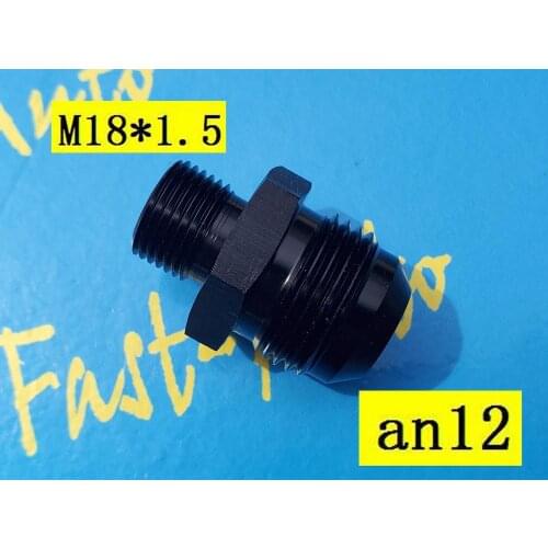 Male M18 P1.5 M18 * 1.5 M18 x 1.5 18*1.5 to 12an an12 an 12 male adaptor adapter Fitting