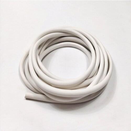 Diameter 1mm 2mm 3mm 4mm white color silicone foaming sealing strip high temperature resistance silicone rubber sealing strip