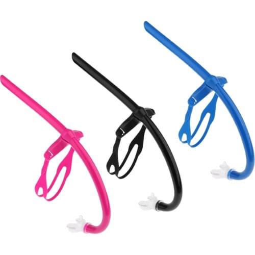 Diving Swimming Adjust Silicone Center Snorkel Set Breathing Tube Swim Training Equipment Center Snorkel