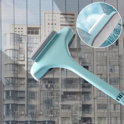 Glass Cleaning Brushes Extendable No Disassembly Window Screen Scraper Dust Removal Wiper Household Clean Tools Accessories