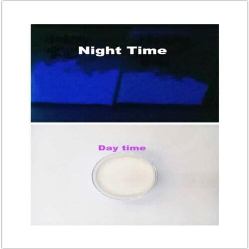 TCYG250 Glow in dark pigment purle blue Color long last glowing, luminescent powder,Noctilucent powder for Halloween holiday