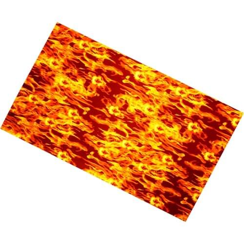 0.5m x 1m PVA Dipping Hydrographics Skulls Print Film Water Transfer Printing Flaming Film for Home Bedroom Wall Panel Decor