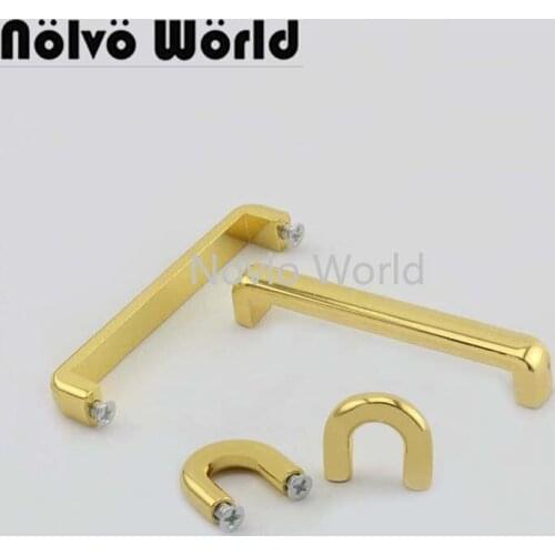 10-50 pieces 8 size 4 colors 9-13-16-20-25-32-38-50mm Deep gold arch bridge connector metal for purse,Bag and Parts Accessories