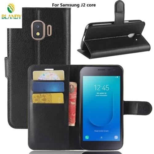 10pcs/lot For Samsung J2 core A9 A8 star litchi Lychee Wallet Leather TPU Case For Samsung A6 plus J8 J6 J3 J4 J7 2018
