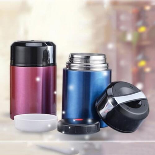 1000ml 304 Stainless Steel Smoldering Pot Large Capacity Super Long Heat Preservation Braising Beaker, Lunch Box And Soup Barrel