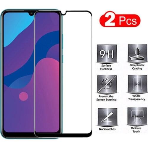 2 pcs Tempered Glass For Honor 9A Glass Screen Protector For Huawei Honor 9A MOA-LX9N 9 A Honor9A Glass Film 6.3 inch