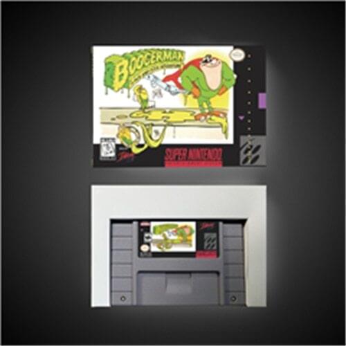 Boogerman A Pick and Flick Adventure - Action Game Card US Version with Retail Box