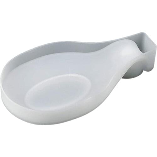 Spoon Holder Silicone Mold Almond-shaped Epoxy Resin Mold For Cutlery Racks Candy Trays Fruit Trays Kitchen Utensils