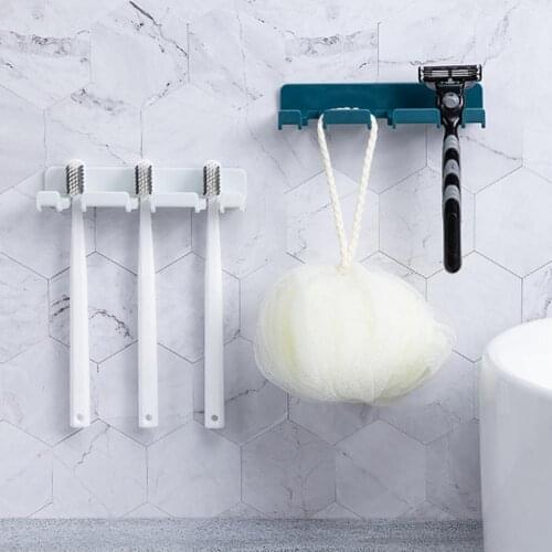 Toothbrush Holder Fashion Creative Self Adhesive Wall Powerful Adhesive Power Plug Hook Socket Phone Holder Bathroom Strong Hook