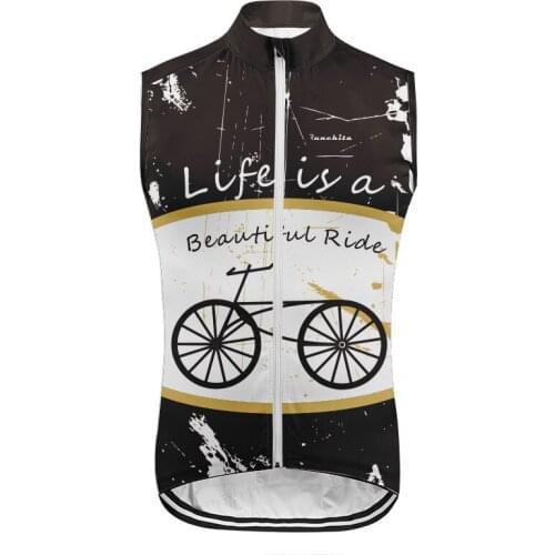 Runchita 2020 team sleeveless men jersey lightweight windproof breathable mesh chalecos ciclismo hombre cycle vest