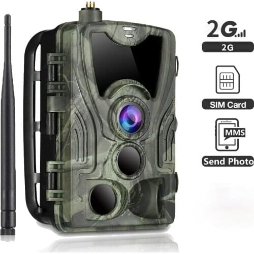 Suntekcam 2G 20MP 1080P MMS/SMTP/SMS HC801M 2g hunting Trail Camera Wildlife photo traps 0.3S Trigger Hunter camera