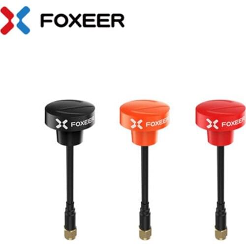 Foxeer Pagoda Pro 5.8GHz 2dBi RHCP FPV Antenna 86mm SMA/RP-SMA Black/Red/Orange - Red SMA